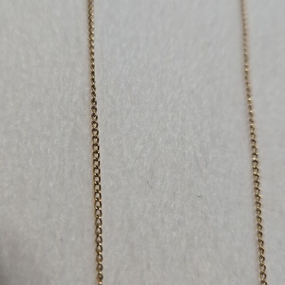 Vintage Gold And Diamond Heart Necklace - Picture 3 of 6